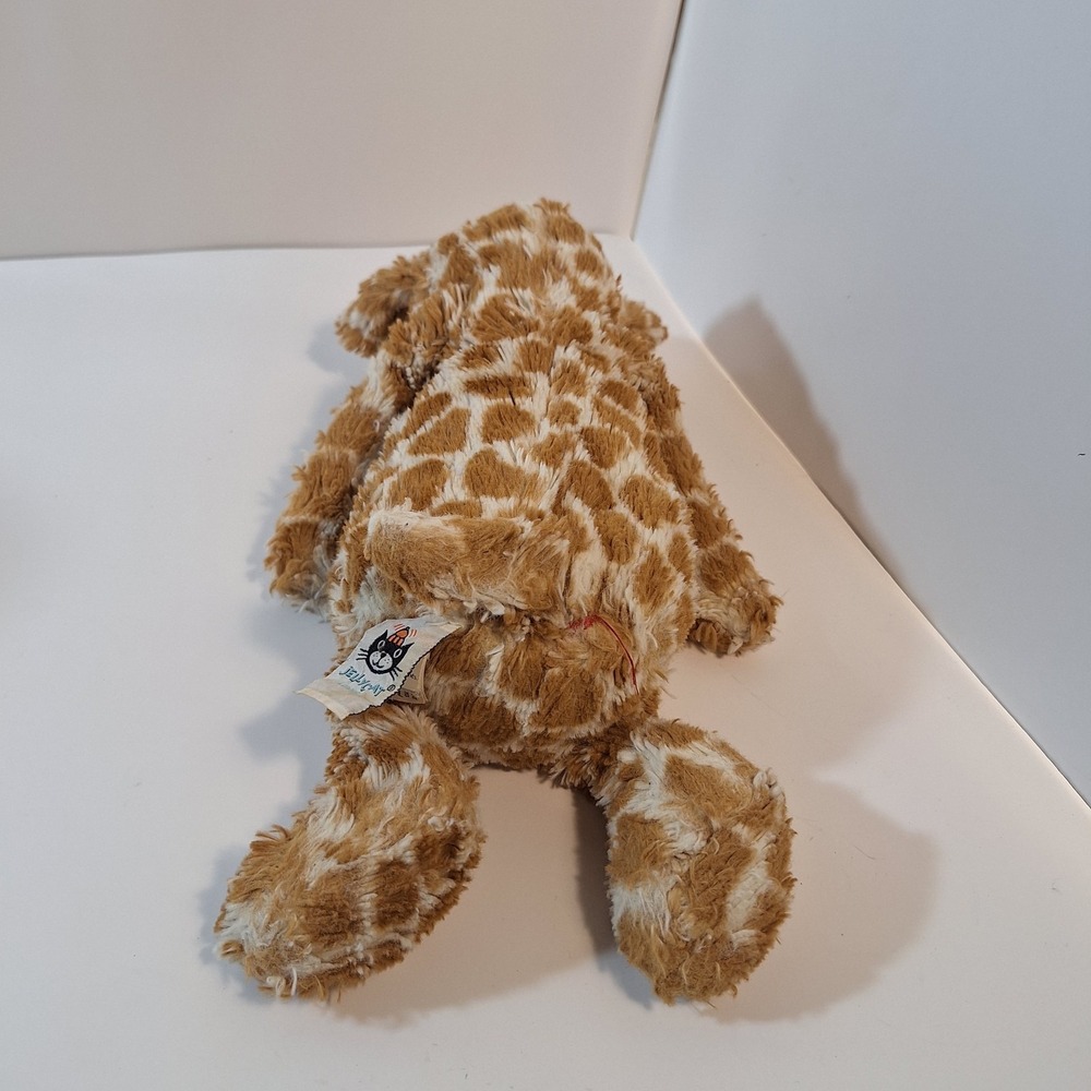 Jellycat Fluffles Giraffe Cream & White Retired Stuffed Animal Plush - Picture 5 of 7